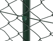 2m de altura PVC revestido de diamante Chain Link Fence uso agrícola