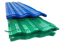 Cor verde Anti-UV Galvanizado Painéis de vedação resistentes ao vento resistentes ao tempo para carvão