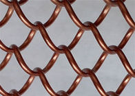 Tela de rede de arame 316 decorativa de aço inoxidável com furo dado forma diamante