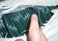 A cor verde 2.2mm 2.8mm que o Pvc revestiu a resistência de oxidação do fio de aço para instala o emperramento