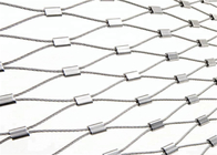 Alta resistência SS316 Ferrule Wire Cable Balcão Rede Diamond Hole
