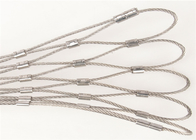 Malha sem emenda 2mm da corda de fio das luvas 20mx2m densamente antiferrugem