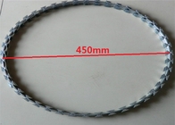 o fio e o arame farpado da lâmina do diâmetro de 450mm galvanizaram sanfona