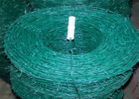o peso da bobina 15kg de 1.2mm galvanizou o ferro do verde do arame farpado da lâmina