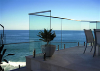 Painéis resistentes ao calor do vidro temperado da segurança 10mm para a fachada de construção