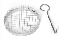 Assado de aço inoxidável Mesh Tube Rolling Grilling Basket do círculo 304 do assado