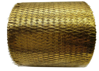 1 mm espessura rede de cobre expandida 14 mm buraco de metal plano em rolo
