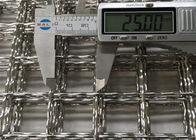 rede de arame tecida de aço inoxidável do produto comestível SS304 do ASSADO de 1.5mm