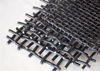 Resistência de corrosão frisada da rede de arame do quadrado do Weave liso para a decoração de construção