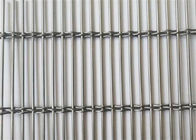 Fio arquitetónico de aço inoxidável tecido Mesh Curtain de 2mm