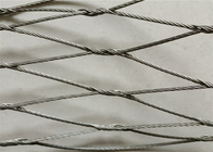 malha 3&quot; da corda de fio de 3.2mm × 3&quot; cabo atado uso de construção do furo