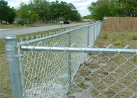 Tela galvanizada segurança da elevação 1,8 M Chain Link Fence da exploração agrícola