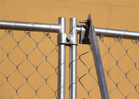 Almofada o ISO provisório da cerca do elo de corrente do metal de 2.0mm