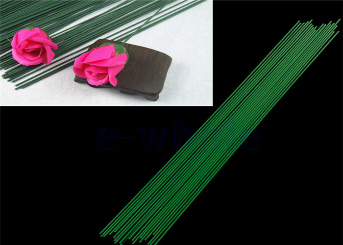 As varas da flor artificial ramificam calibre do fio 20 de Oem Paper Stem do florista