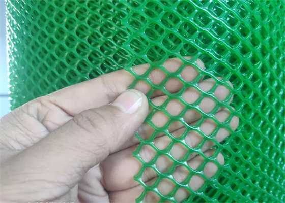 galinha plástica Mesh Diamond Hole Green Hdpe de 15mm